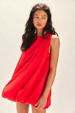 Struttin' Bubble Mini by free-est at Free People in Red, Size: S