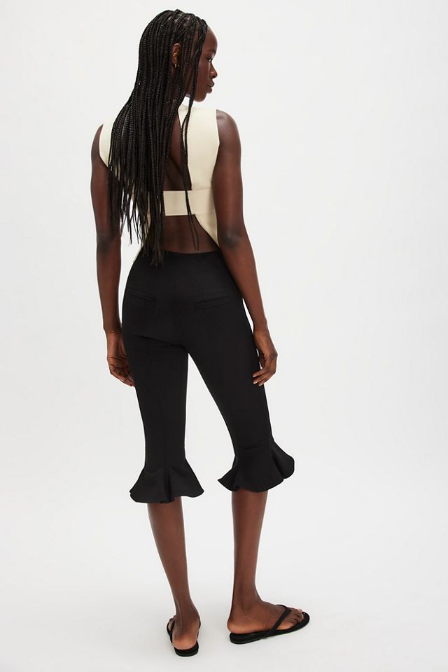 Regina Ruffle Capris #1