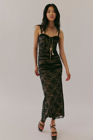 Hansen and Gretel Campari Lace Dress