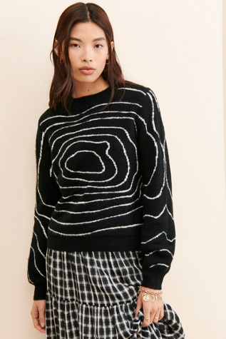 Find Me Now Traverse Wave Knit Sweater