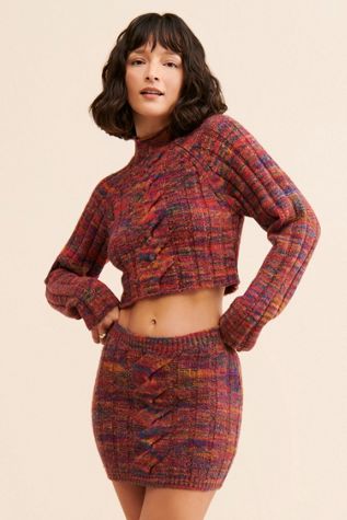 For Love & Lemons Ruby Knit Turtleneck Sweater