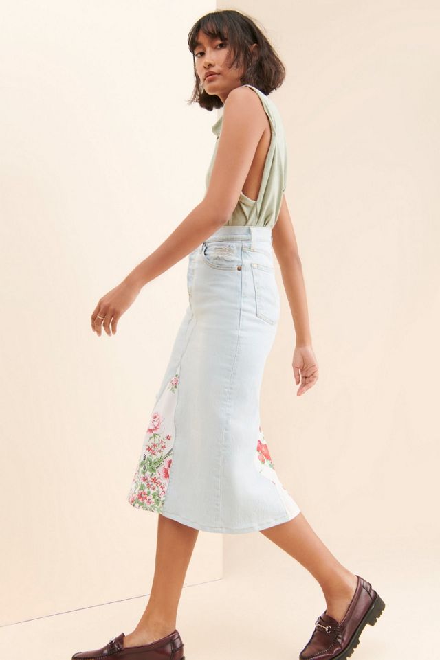 Re-Nuuly x Carleen Shoutout Tablecloth Skirt #3