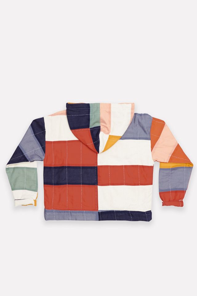 Anchal Multi-Check Quilted Hoodie #3