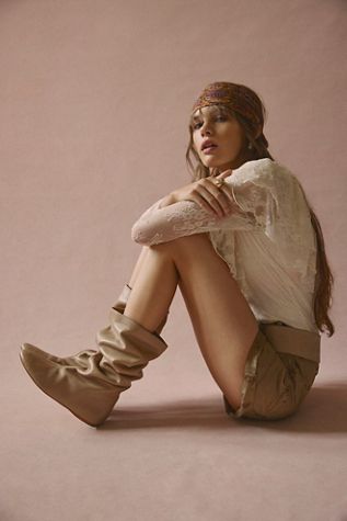 Single Sole Slouch Boots