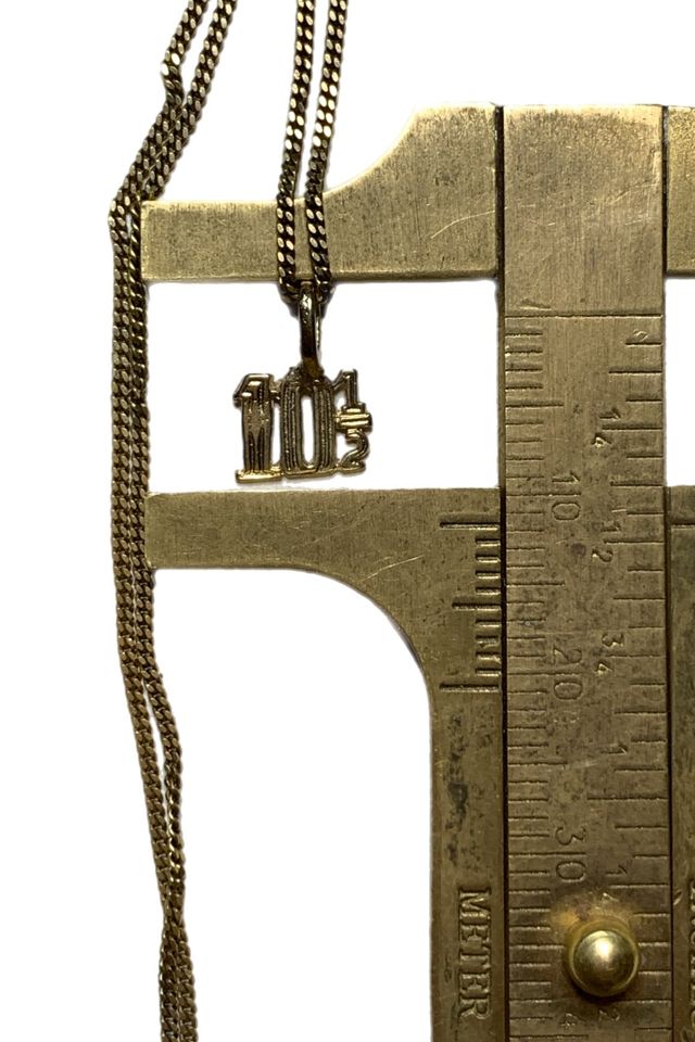 Vintage Gold over Sterling “10 1/2” Pendant Necklace Selected by Lux Revival #3