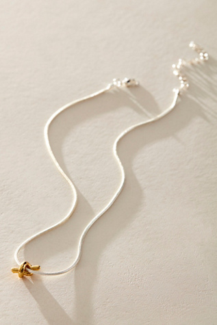 Pajarolimon Twist Necklace at Free People in Gold