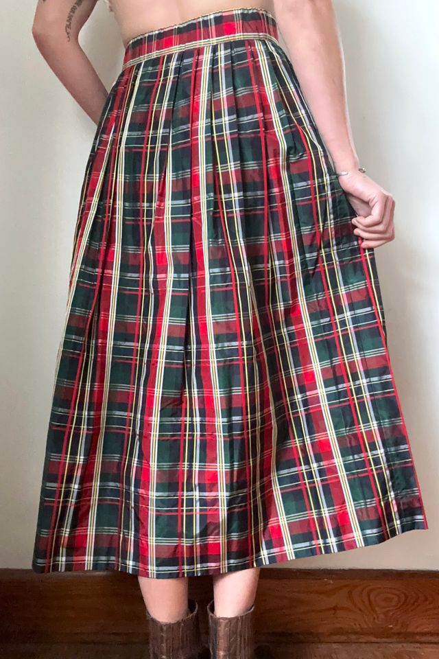 Vintage Holiday Plaid Skirt Selected by Grievous Angel Vintage #2
