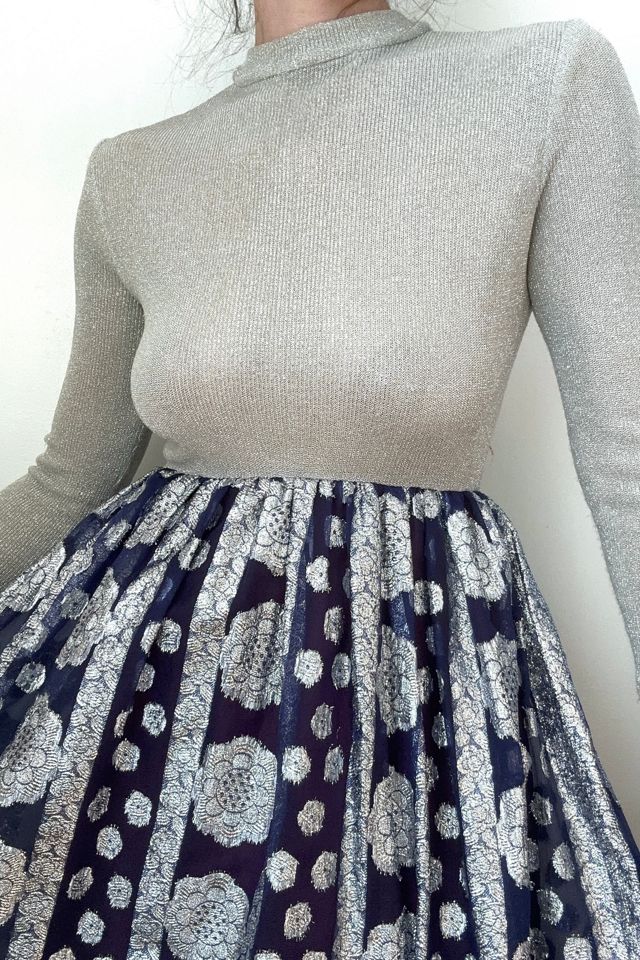 Vintage 1960s Sparkle Knit Holiday Dress Selected by Grievous Angel Vintage #2