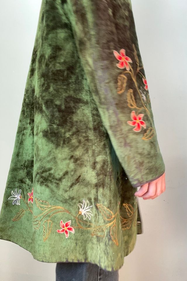 Vintage early 1900s Masonic Floral Velvet Robe Selected by Cherry #1