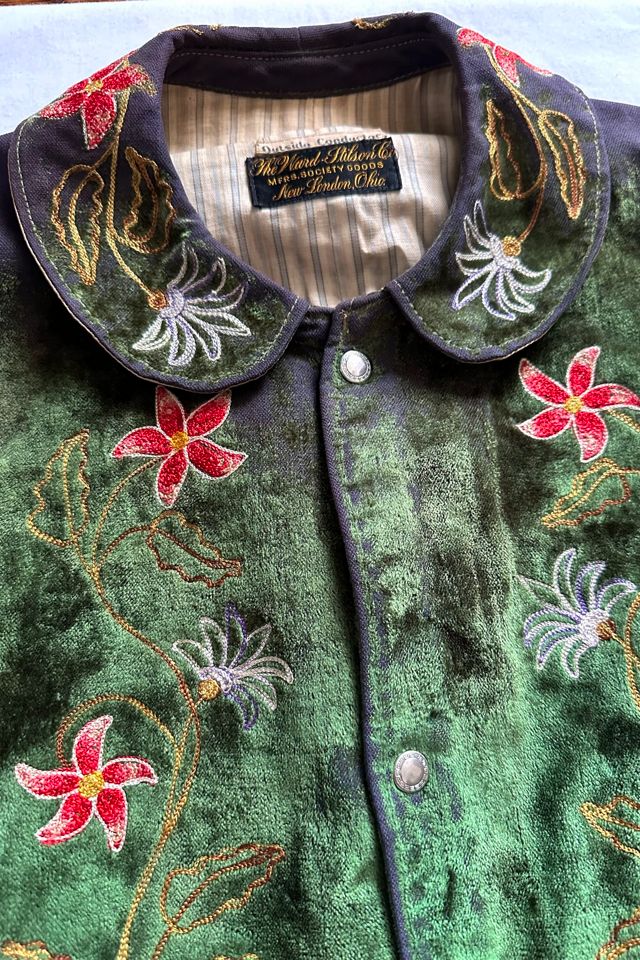 Vintage early 1900s Masonic Floral Velvet Robe Selected by Cherry #3