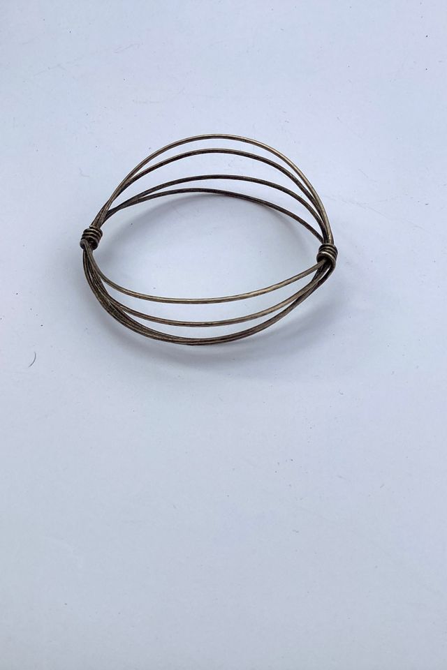 Vintage 1970s Metal Wire Wrap Bracelet Selected by Cherry #1