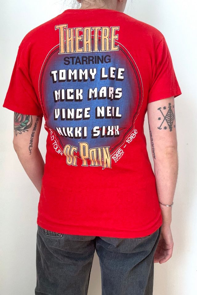 Vintage 1980s Motley Crue Theatre of Pain Tee Selected by Cherry #1