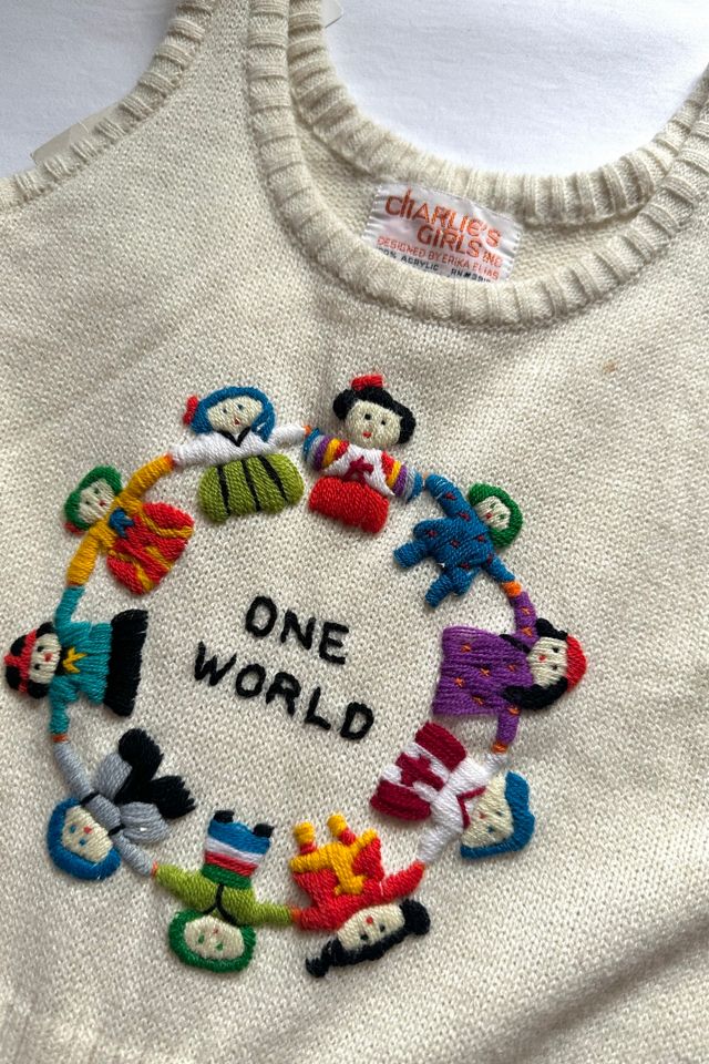 Vintage 1970s One World Knit Vest Selected by Cherry #2