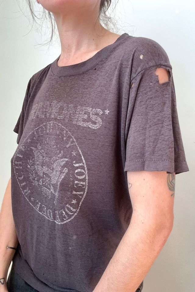 Vintage 1980s Thrashed Ramones Tee Selected by Cherry #1
