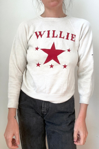 Vintage 1974 Willie Nelson All Stars Sweatshirt Selected by Cherry