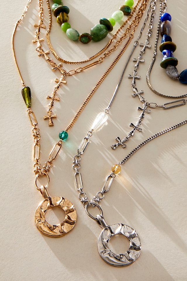 Snowy Layer Necklace #1