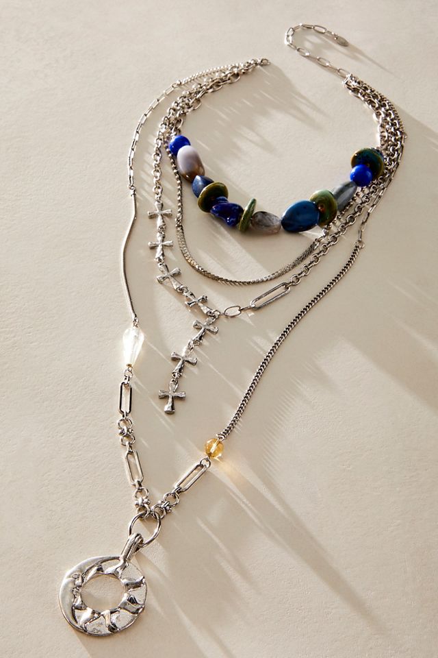 Snowy Layer Necklace #2