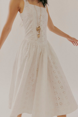 For Love & Lemons Dreamy Daisy Midi Dress