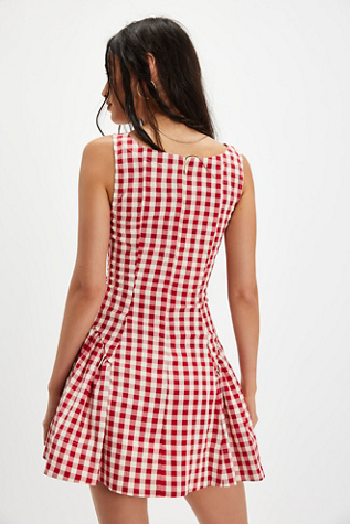 For Love & Lemons Scotch Bonnet Mini Dress