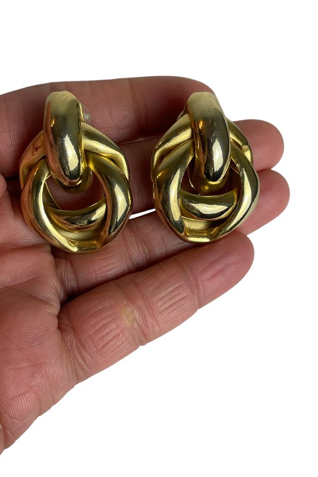 Vintage Gold Earrings Selected By Ankh By Racquel #2
