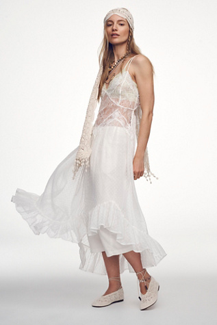 Light My Fire Slip by Intimately at Free People in White, Size: M