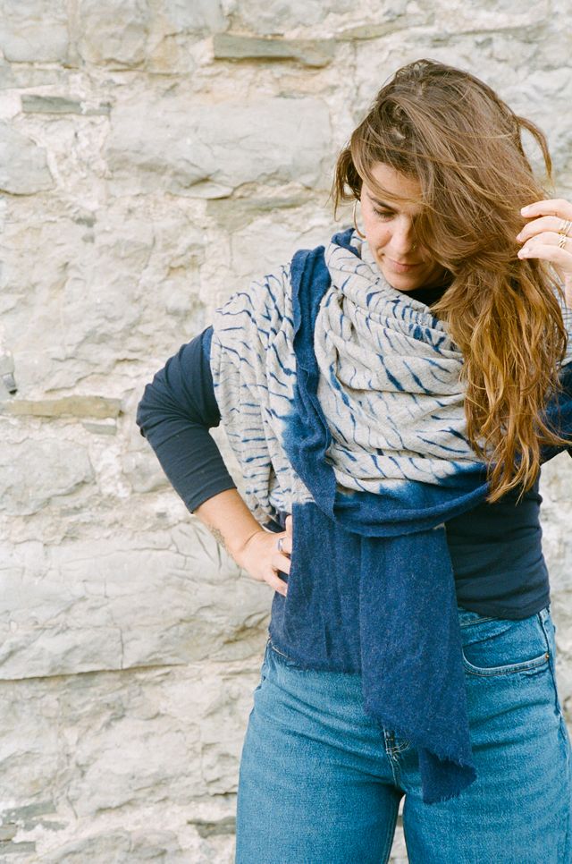 Be Deva Vali Merino Wool Tie Dye Scarf #2