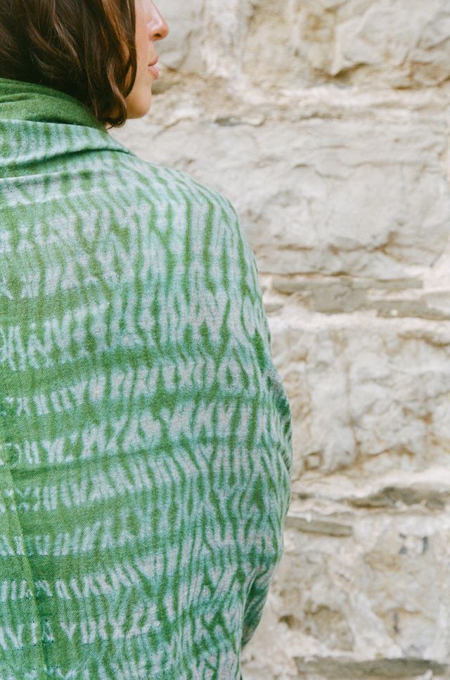 Be Deva Hari Merino Wool Tie Dye Scarf #1
