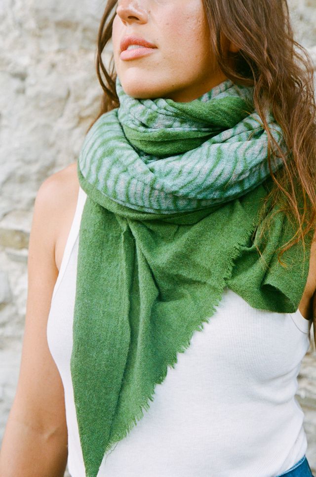 Be Deva Hari Merino Wool Tie Dye Scarf #2