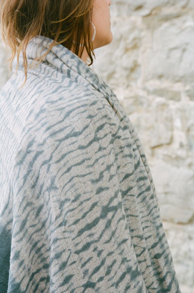 Be Deva Kali Merino Wool Tie Dye Scarf #1