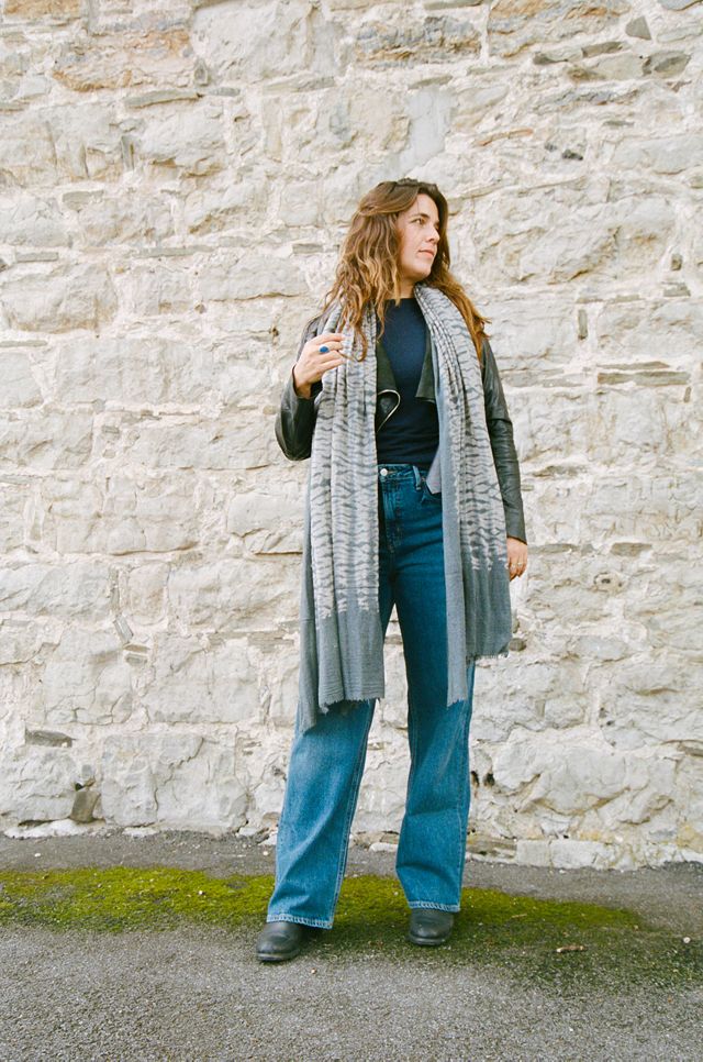 Be Deva Kali Merino Wool Tie Dye Scarf #2