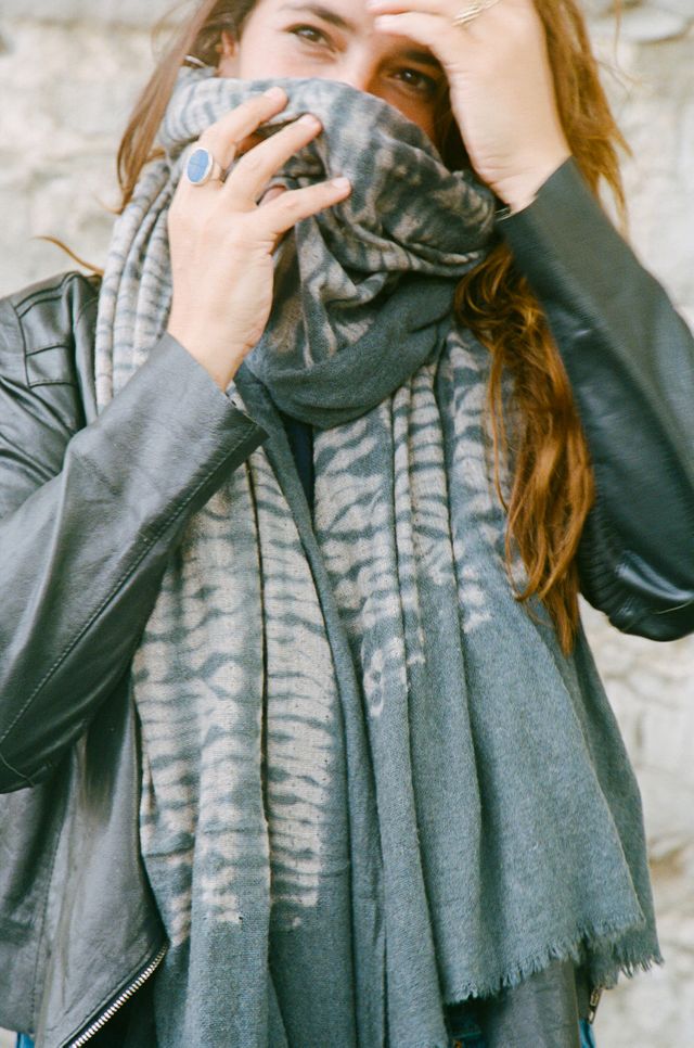 Be Deva Kali Merino Wool Tie Dye Scarf #3