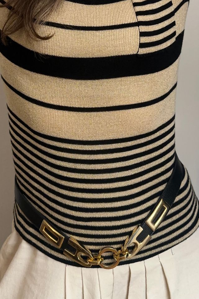 Vintage Gold and Black Lightweight Sweater Selected by KA.TL.AK #1