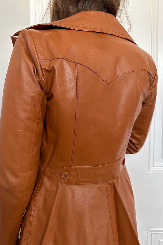 Vintage Double Breasted Leather Jacket Selected by KA.TL.AK #1