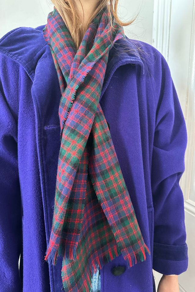 Vintage Purple Wool Blend Jacket with Velvet Details Selected by KA.TL.AK #3