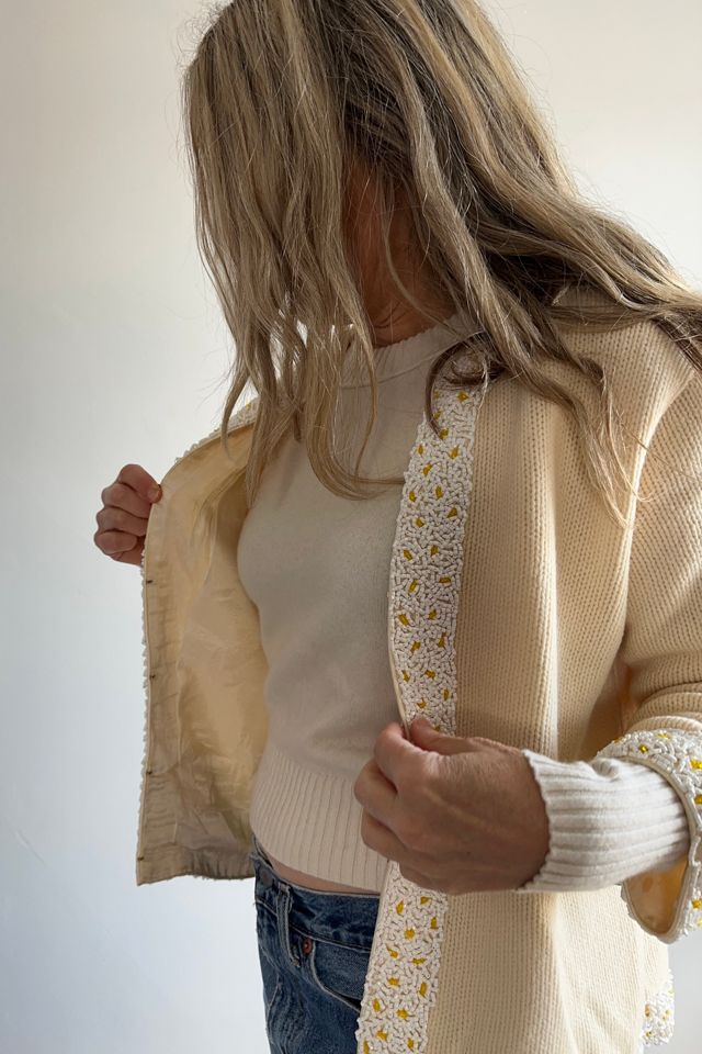 Vintage Cardigan with Beaded Details from the El San Juan Hotel Selected by KA.TL.AK #1