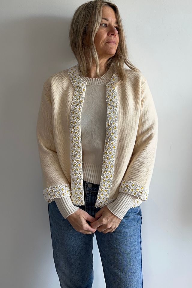 Vintage Cardigan with Beaded Details from the El San Juan Hotel Selected by KA.TL.AK #2