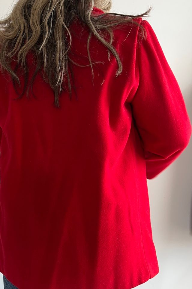 Vintage Red Wool Jacket Selected by KA.TL.AK #3
