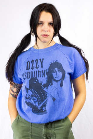 Vintage 80s Ozzy Osbourne Diary Of A Madman Concert Sweatshirt Selected by Black Shag Vintage