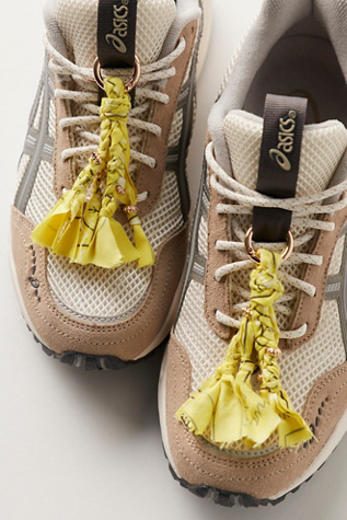 Bandana Strands Shoe Charm Set by Free People in Yellow