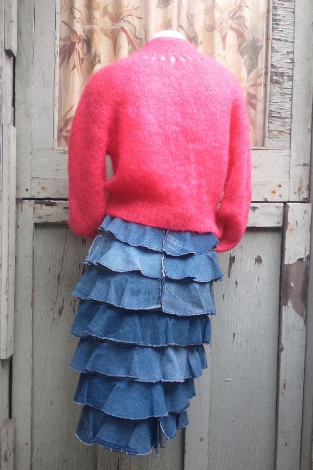 1960's Hot Pink Mohair Sweater Selected by Garbage Soup #2