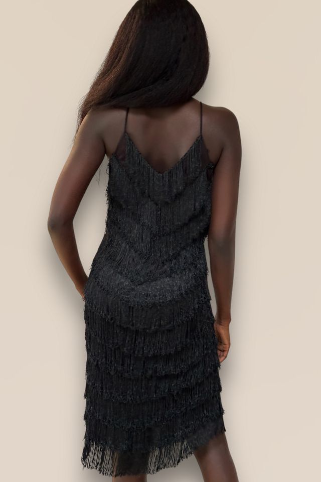 Vintage 1970's Joy Stevens Fringe Dress Selected By Afterlife Boutique #1