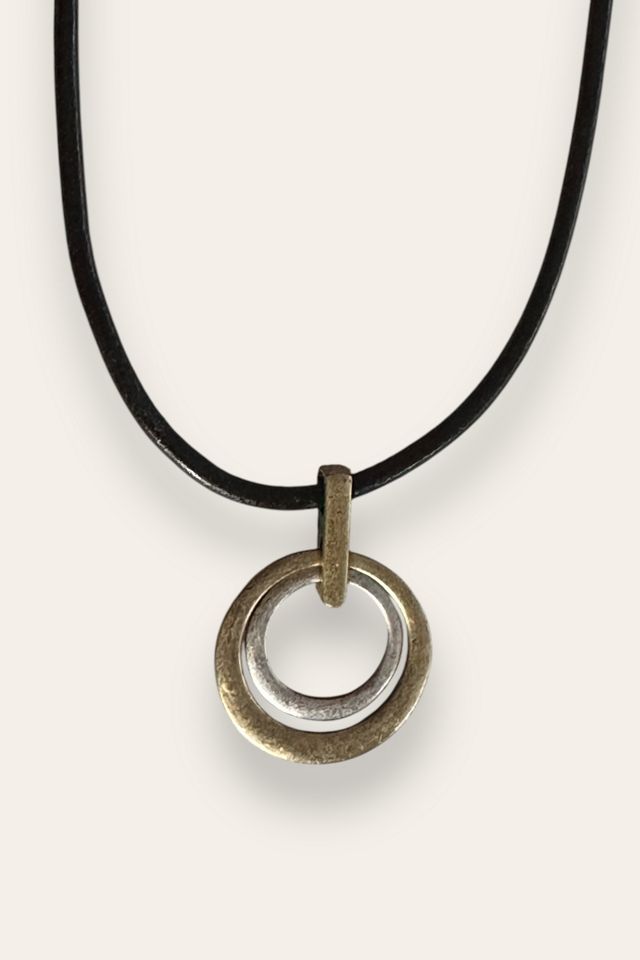 Vintage 1990's Two Tone Necklace Selected By Afterlife Boutique #2