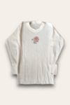 Vintage 1980's Rose Print Thermal Selected By Afterlife Boutique