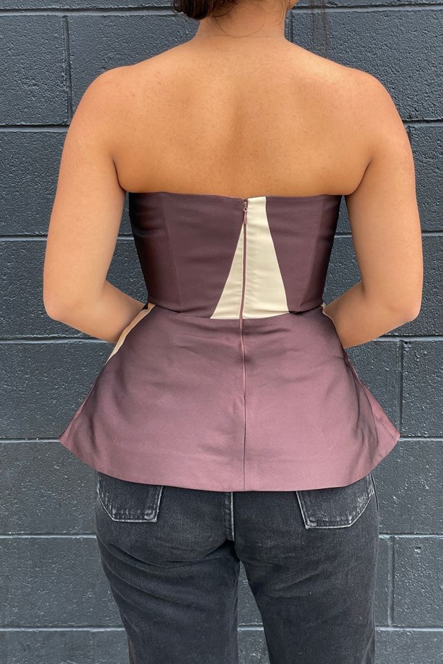 Co Clothing Brand 2 Tone Geometric Bustier Selected by FernMercantile #2