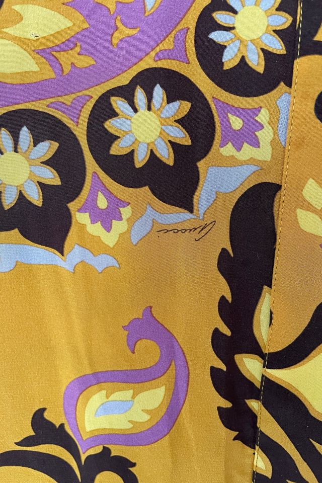 Vintage Gucci Paisley Silk Blouse Selected by FernMercantile #3