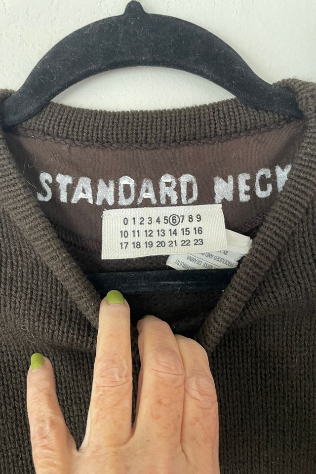 Maison Margiela Brown Zip Workwear Sweater #2
