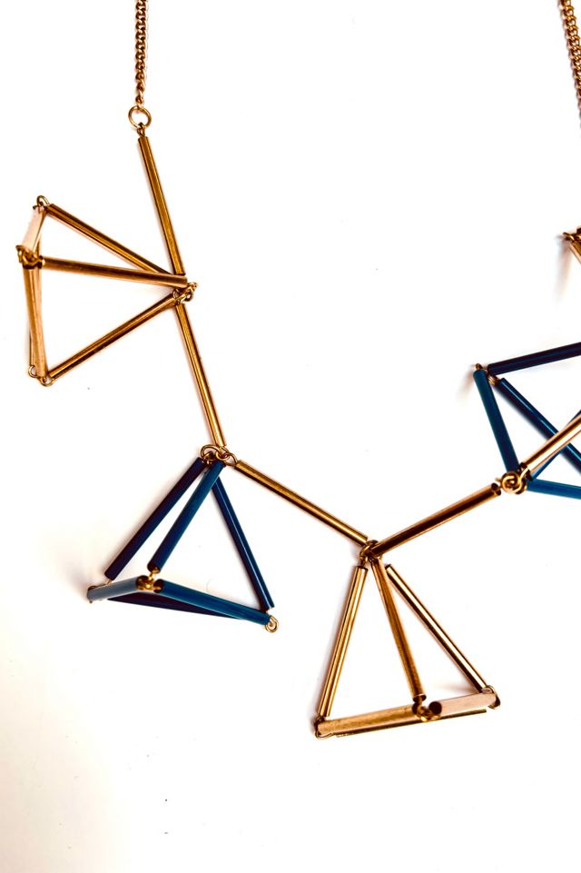 1970’s Changeable Pyramid Necklace Selected by Nomad Vintage #1