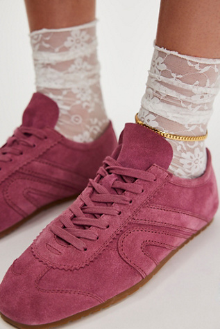 Willow Suede Sneakers by Jeffrey Campbell at Free People in Pink, Size: US 8