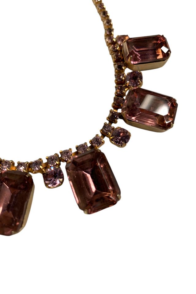 Vintage Mid-Century Rhinestone Necklace Selected by SharpLilTeeth #2