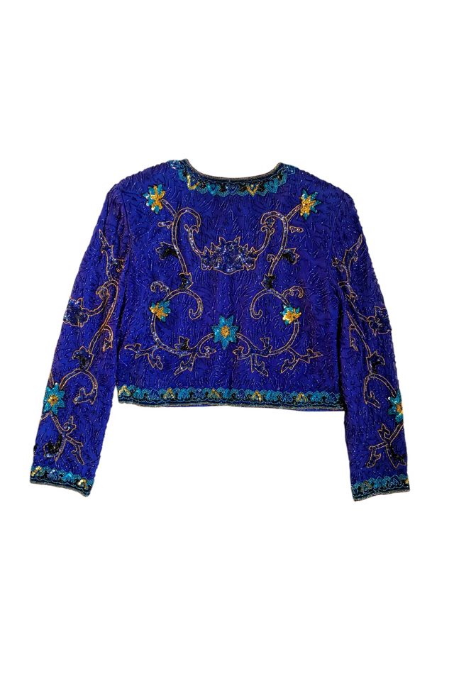 Vintage 1990s Sequin & Bead Crop Jacket Selected by SharpLilTeeth #3